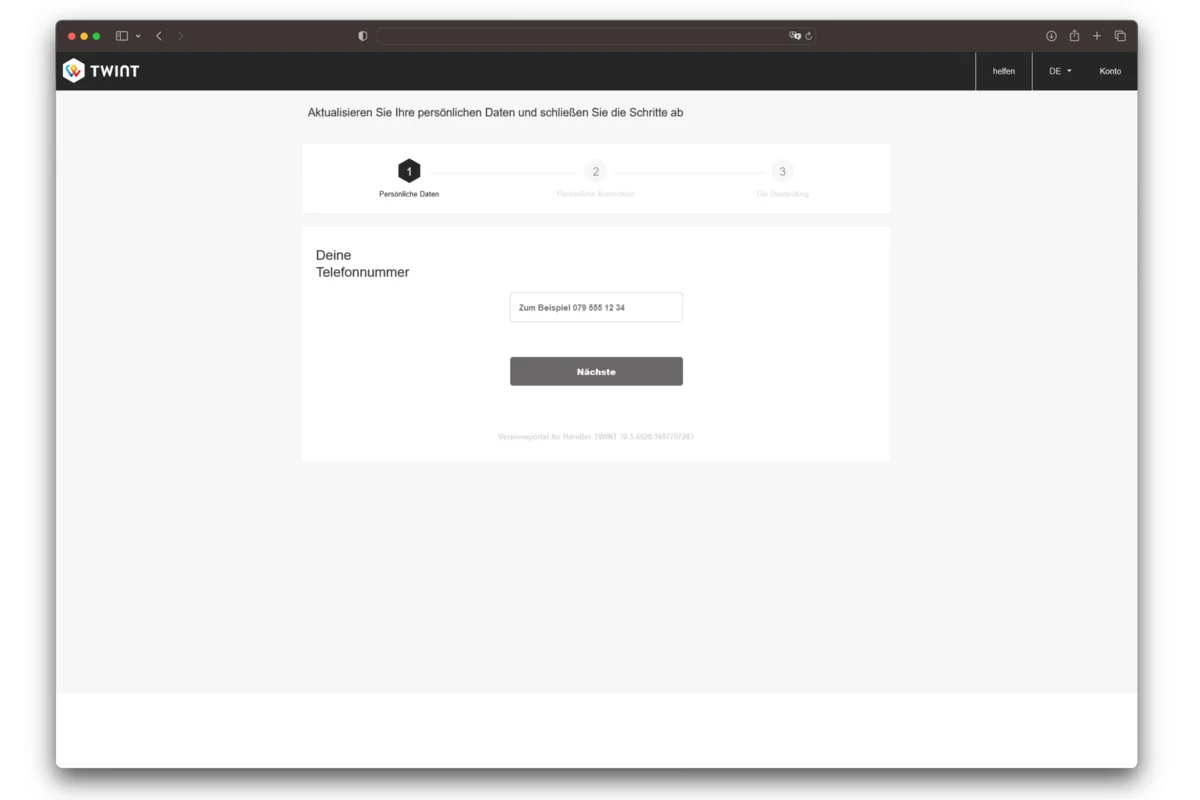Phishing-Falle im Namen von TWINT