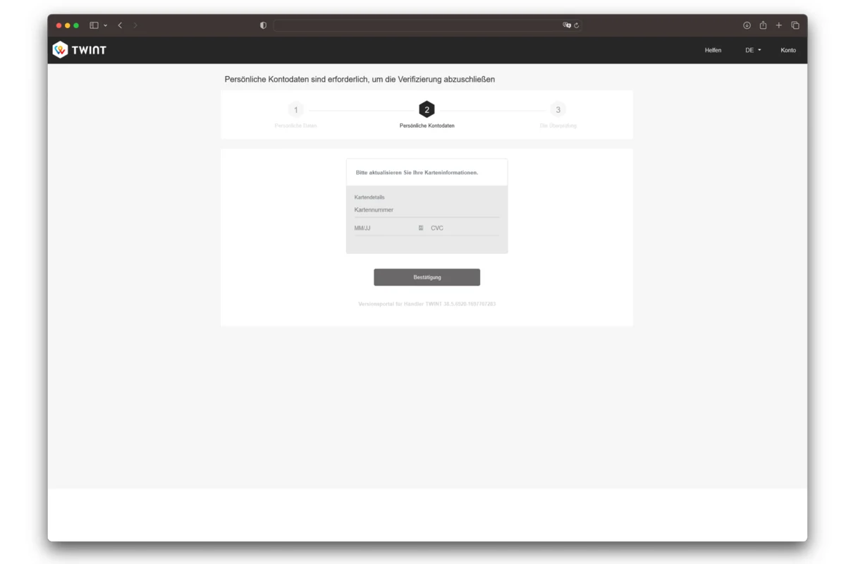 Phishing-Falle im Namen von TWINT