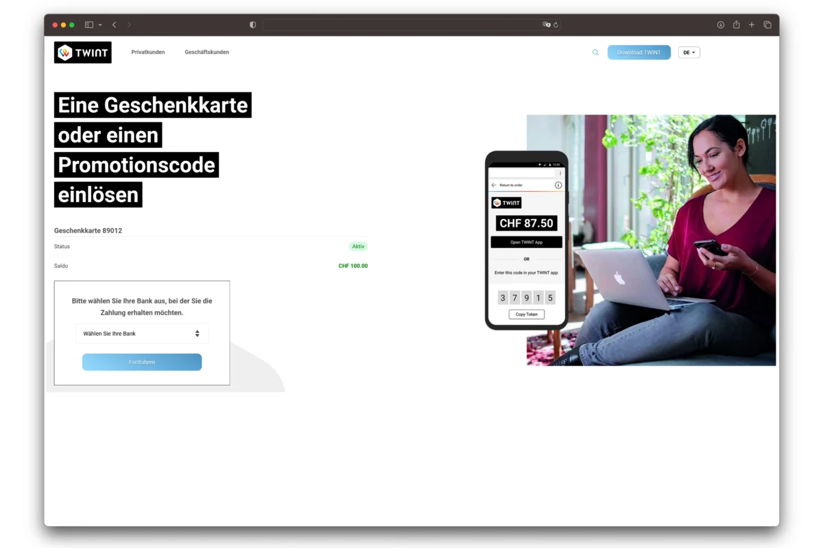 Angeblicher Treuegutschein von TWINT entpuppt sich als Datenklau