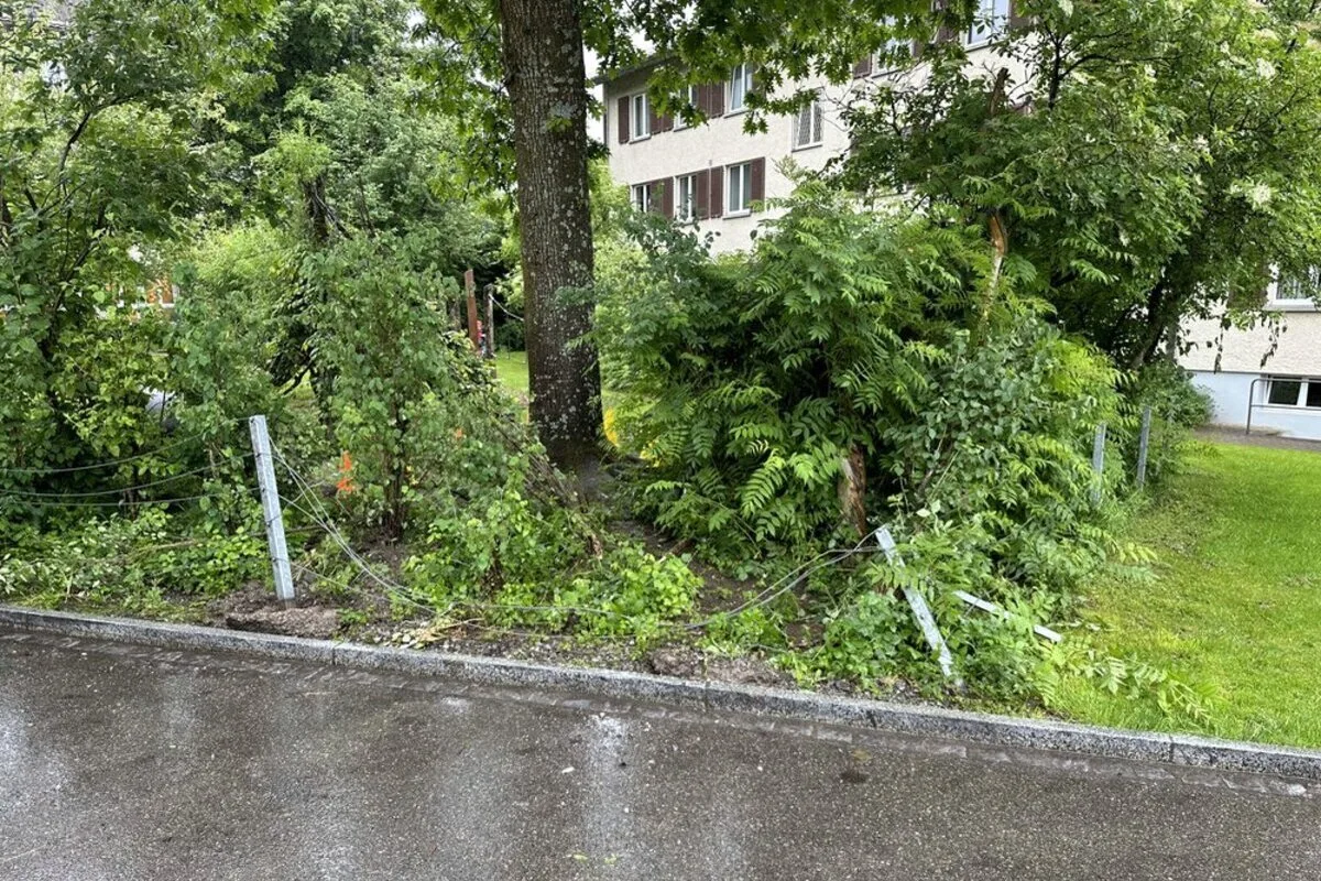 St.Gallen - Brems- mit Gaspedal verwechselt