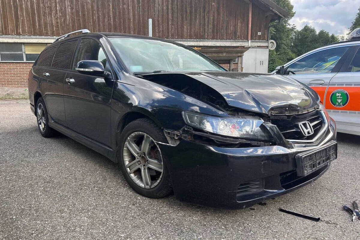 Wil SG - Eine Person bei Auffahrkollision verletzt 