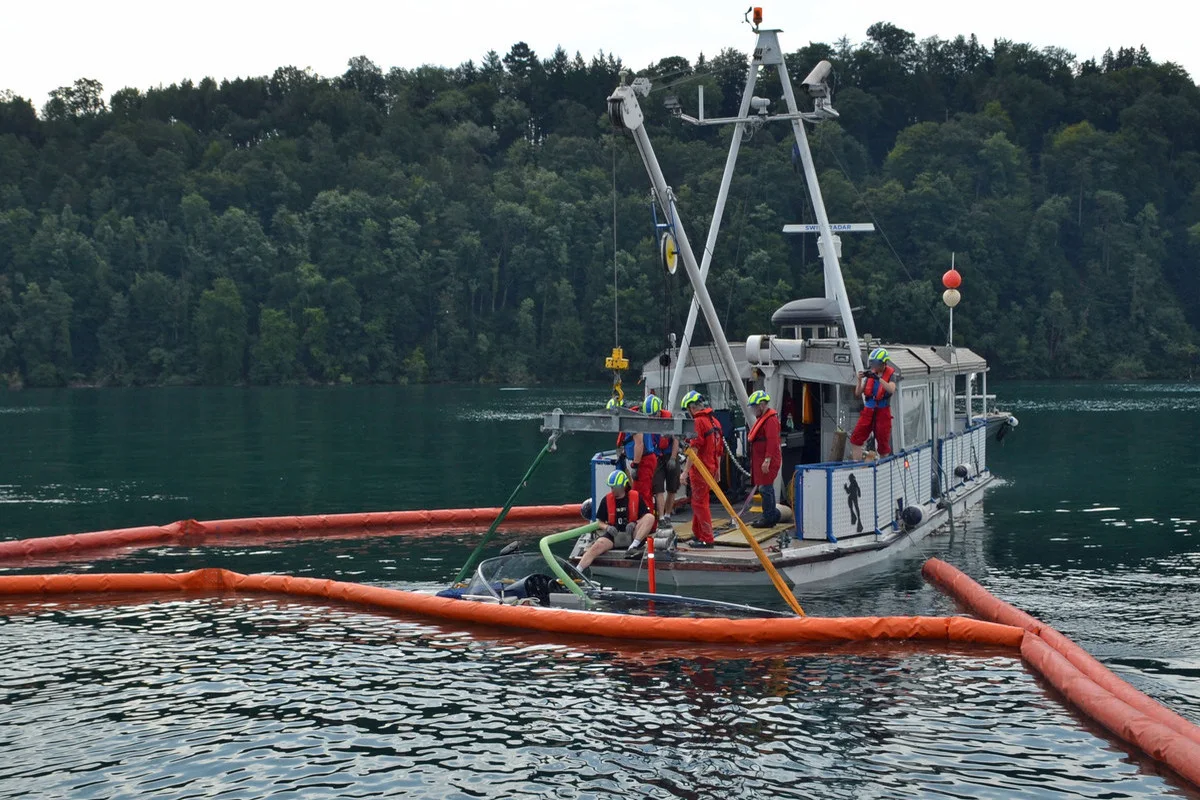 Weggis-Vierwaldstättersee LU - Motorboot gesunken