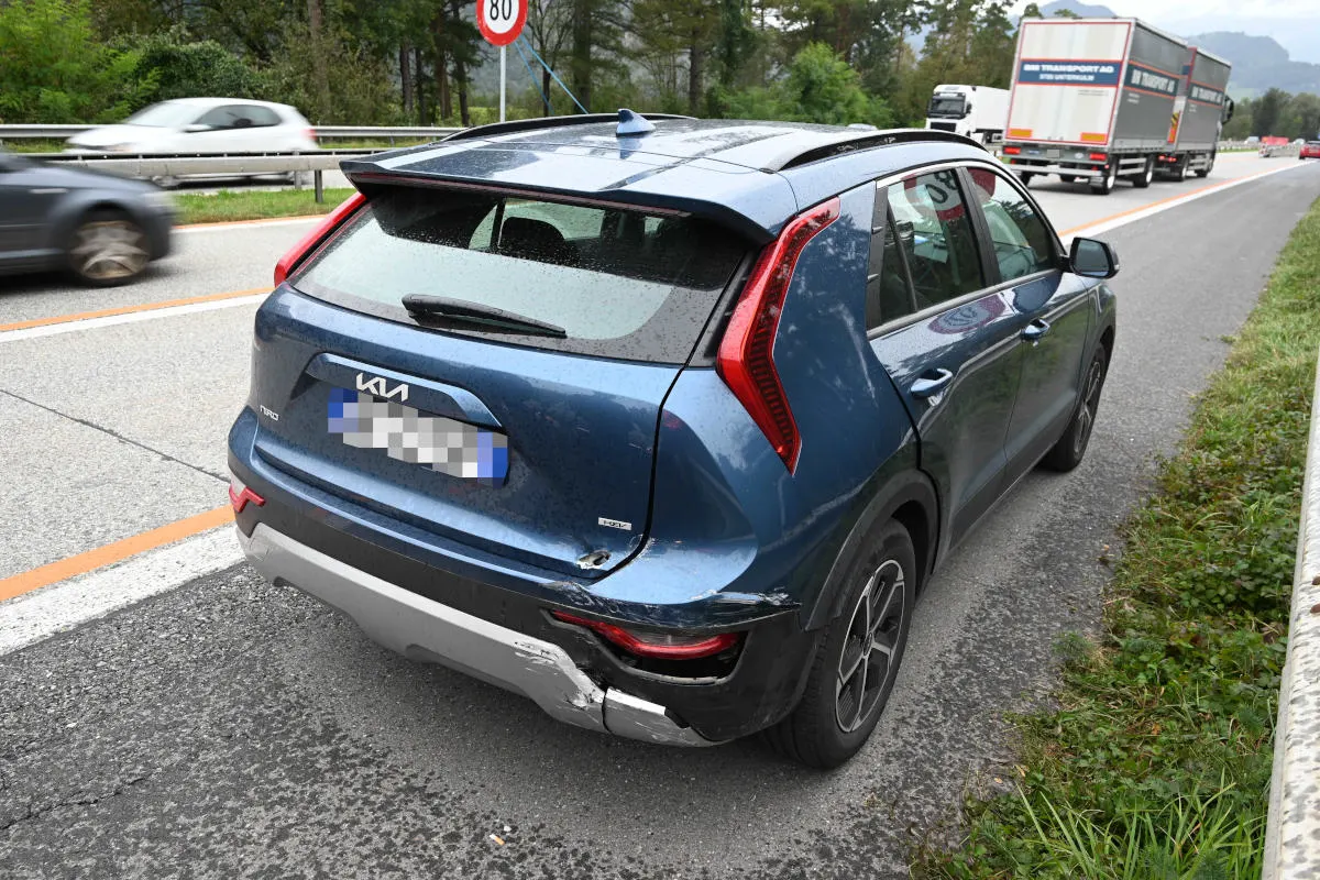 Weite SG – Auffahrkollision wegen fahrunfähigem Lenker