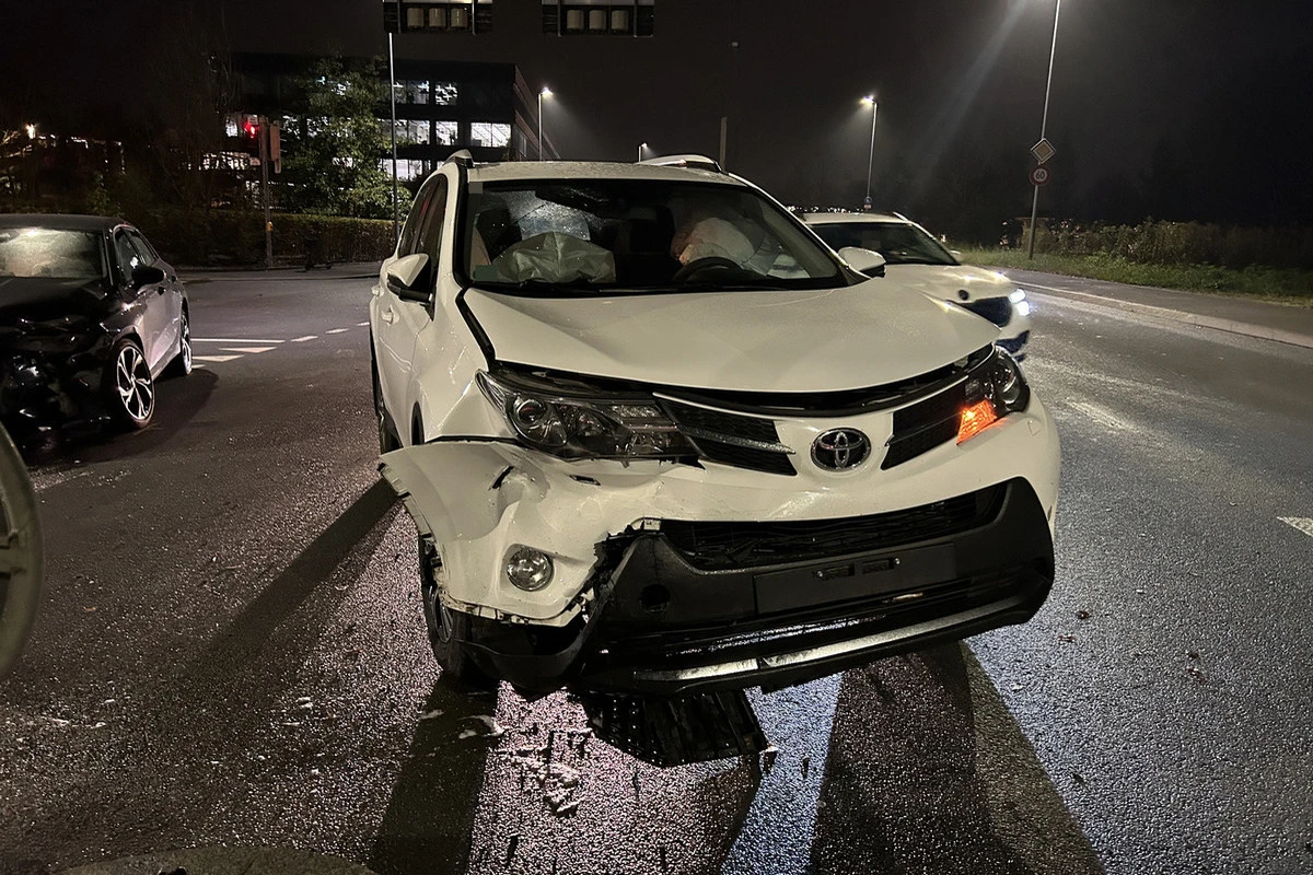 Schaan/Vaduz FL - Rotlicht zu spät bemerkt 