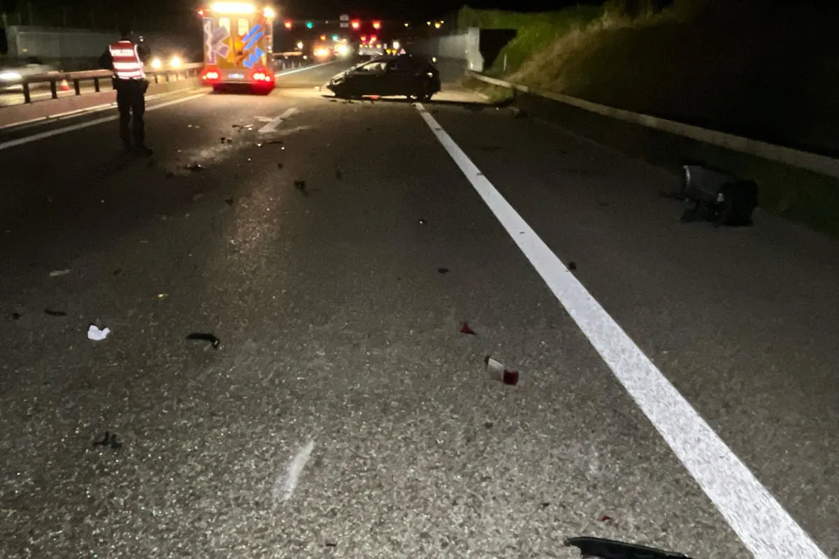 A5 Biberist SO – Autolenkerin verunfallt auf der Autobahn