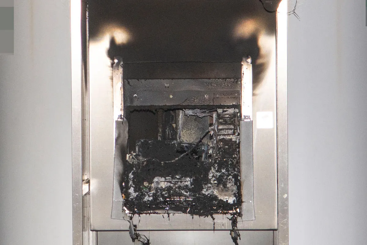 Wilen bei Wil TG – Bancomat in Brand gesetzt