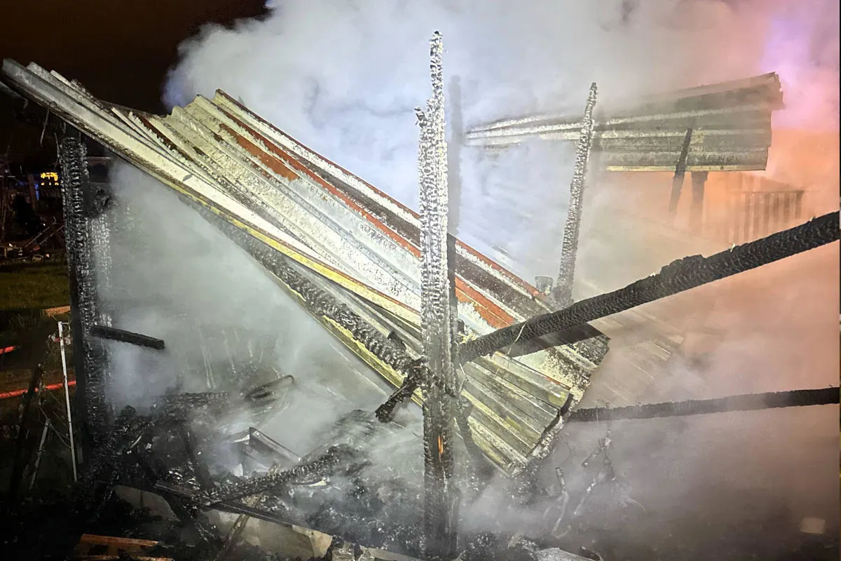 Steinach SG – Brand im Schrebergarten