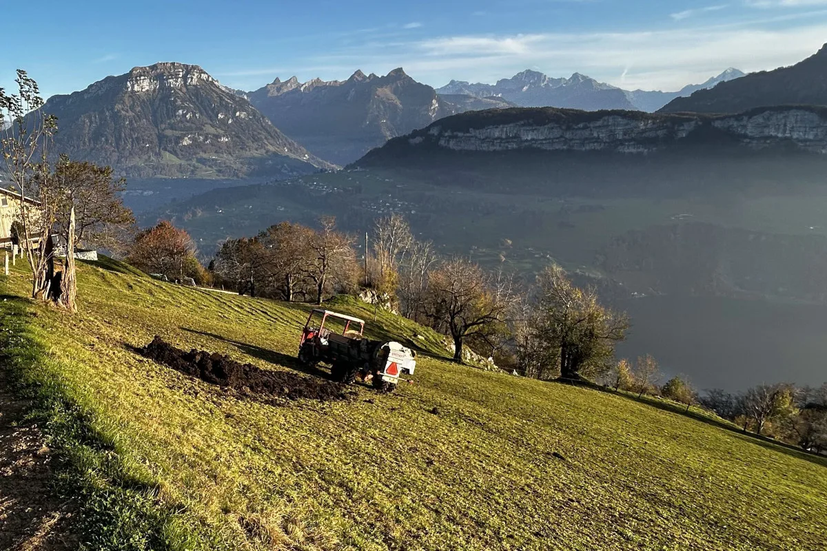 Gersau SZ – Landwirt verletzt sich bei Arbeitsunfall