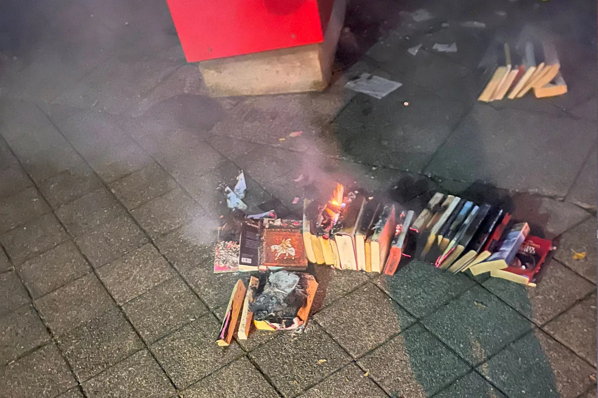 Rorschach SG – Unbekannte zünden Bücherkasten an