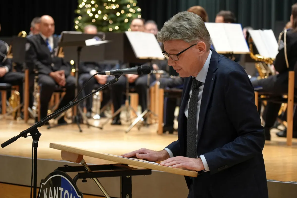 Rothrist AG – Feier zum Jahresschluss der Kantonspolizei Aargau