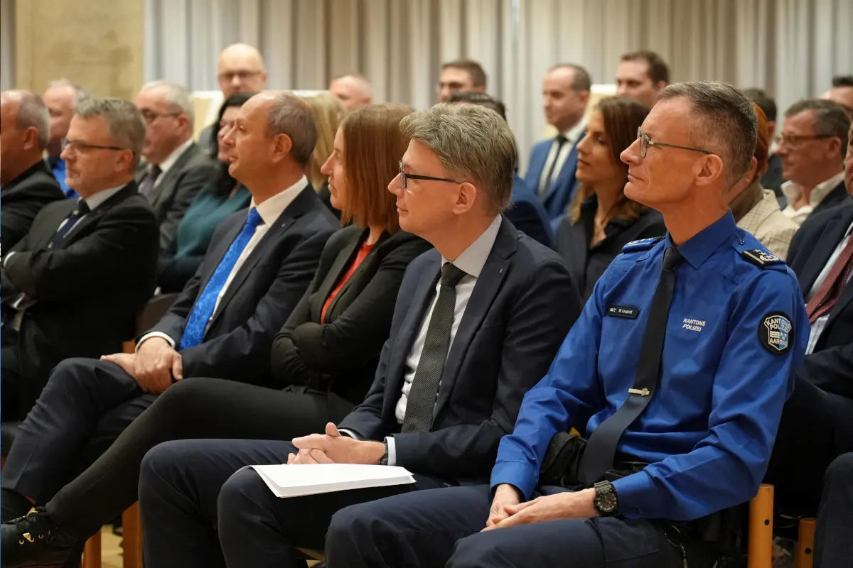 Rothrist AG – Feier zum Jahresschluss der Kantonspolizei Aargau