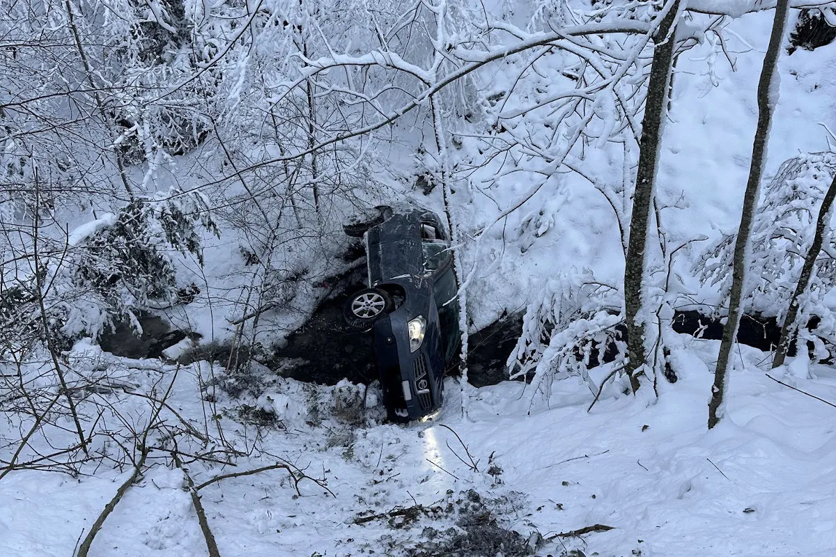 Rehetobel AR – Mann stürzt mit Auto 150 Meter tief