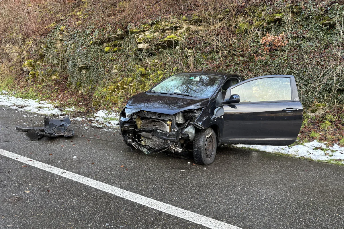 Stetten und Lohn SH – Zwei Selbstunfälle wegen Glatteis