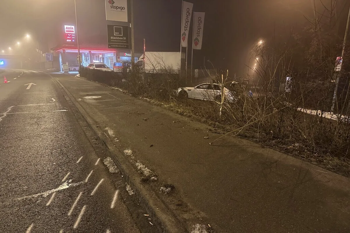 St.Gallen – Neulenker verliert Kontrolle übers Auto 