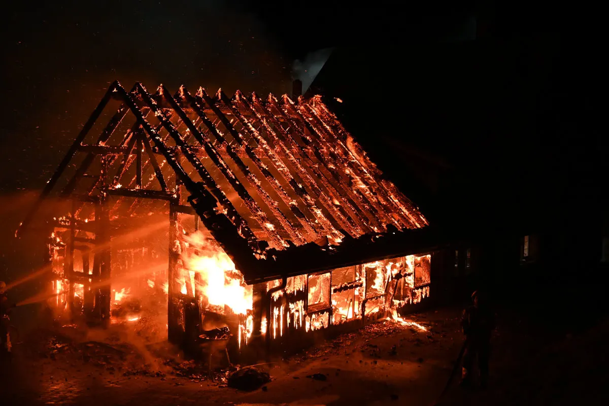 Altstätten SG – Brand zerstört Scheune