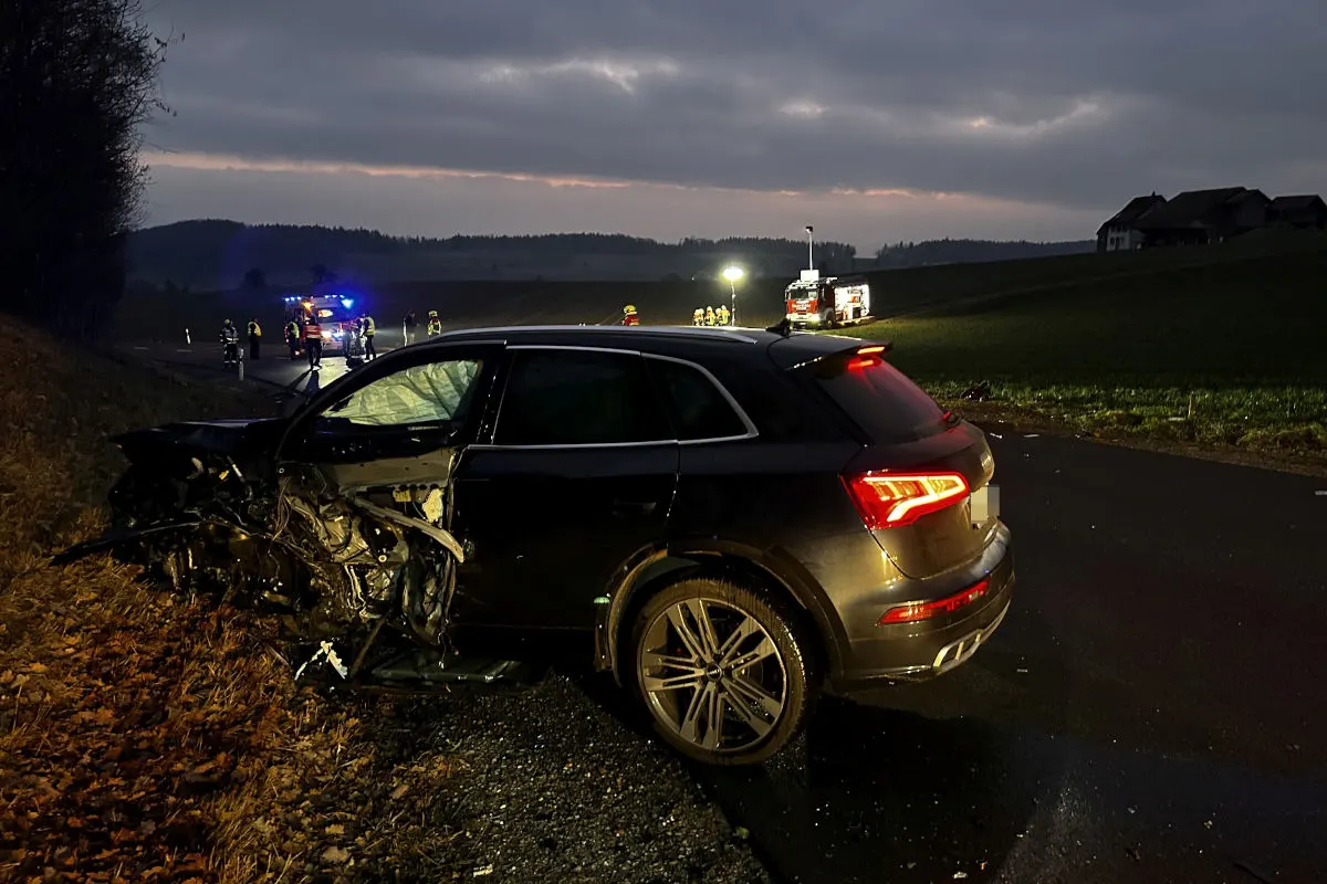 Sarmenstorf AG – Mehrere Verletzte nach Frontalkollision