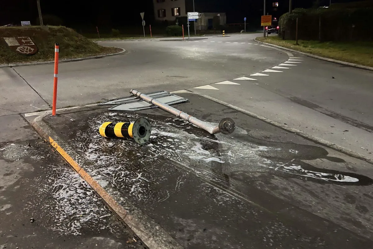 Würenlos AG - Telefon-Anruf verursacht Unfall auf der Landstrasse