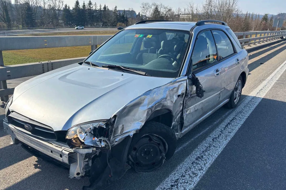 Autobahn A1 Oberbüren SG - Promillefahrer  verursacht mehrere Unfälle