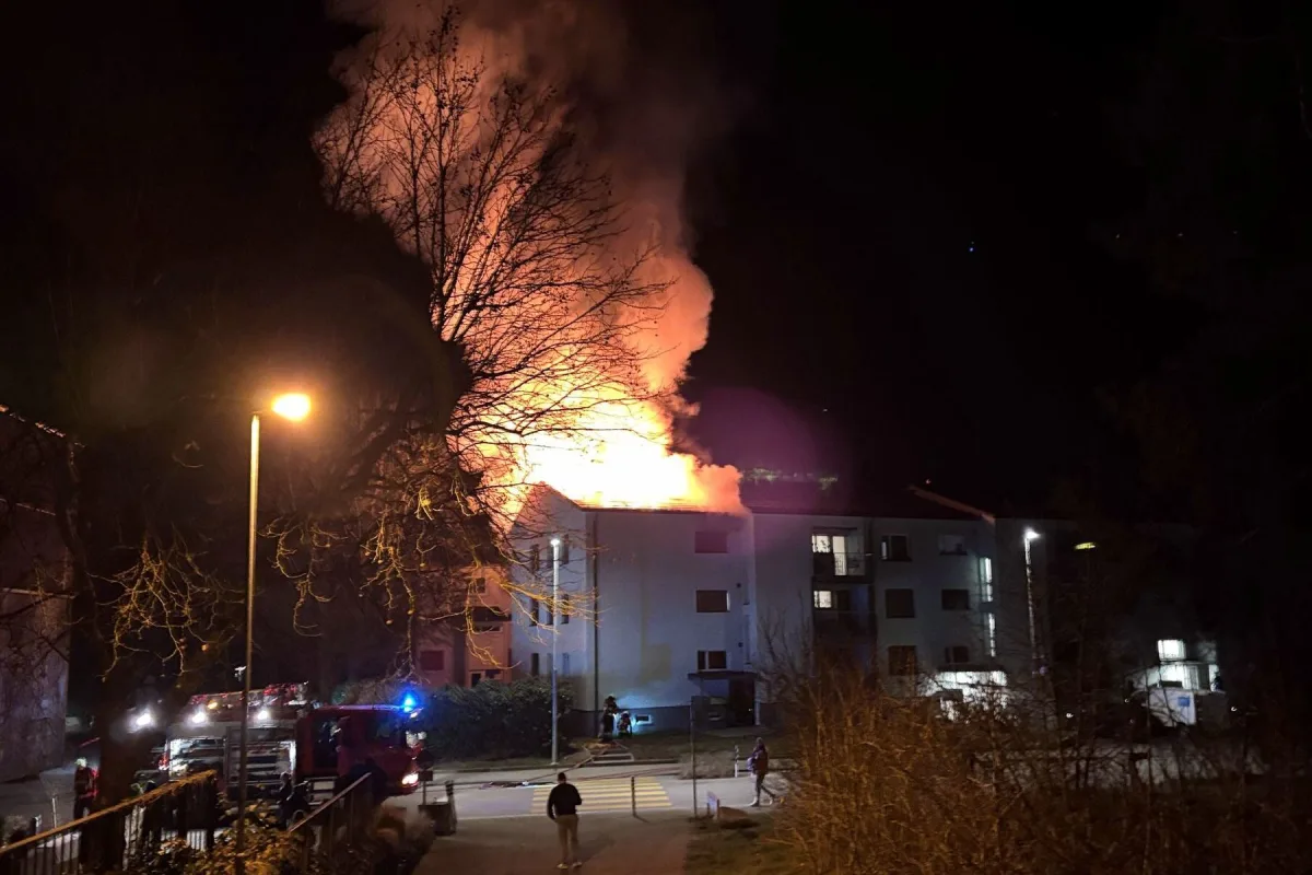 Aarau AG – Wohnung nach Brand unbewohnbar
