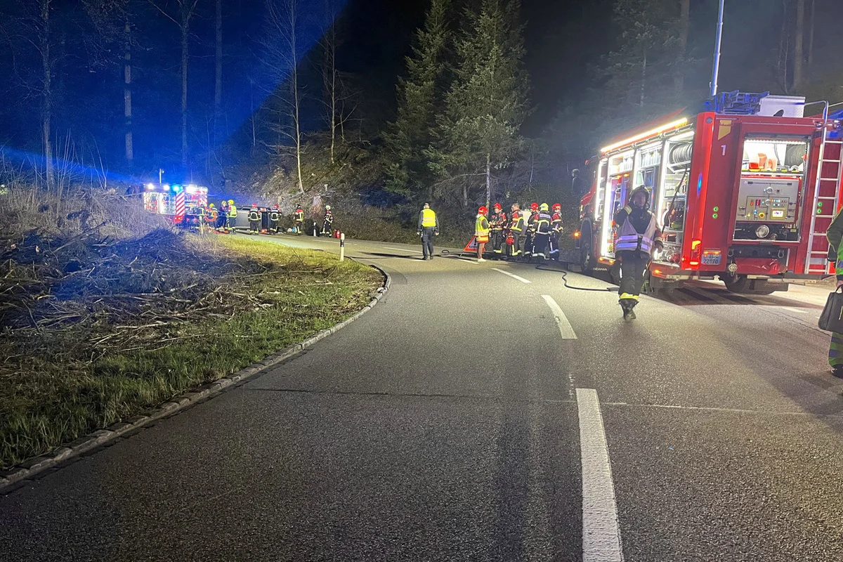 Schöftland AG – Unfall im Kurvenbereich 