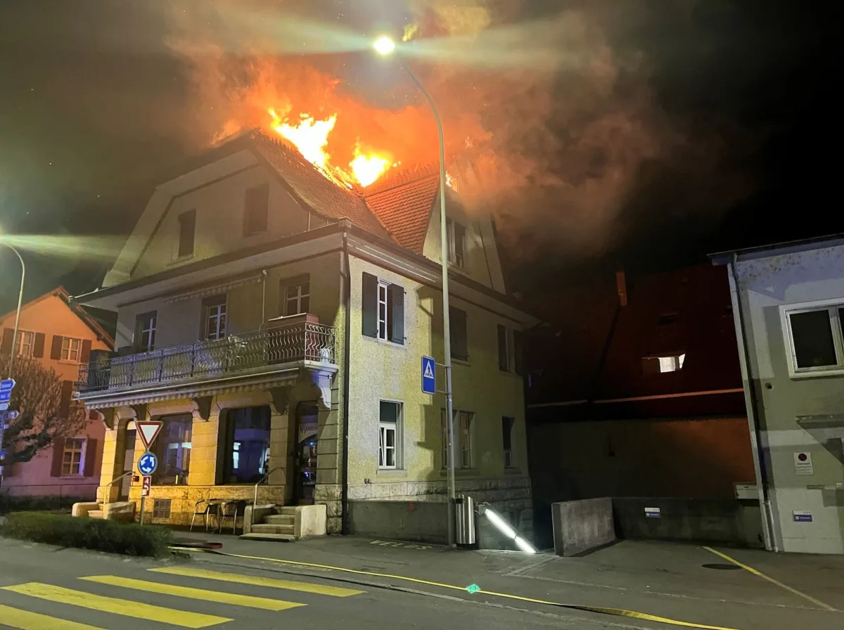 Laufen BL – Drei Wohnungen nach Brand nicht mehr bewohnbar