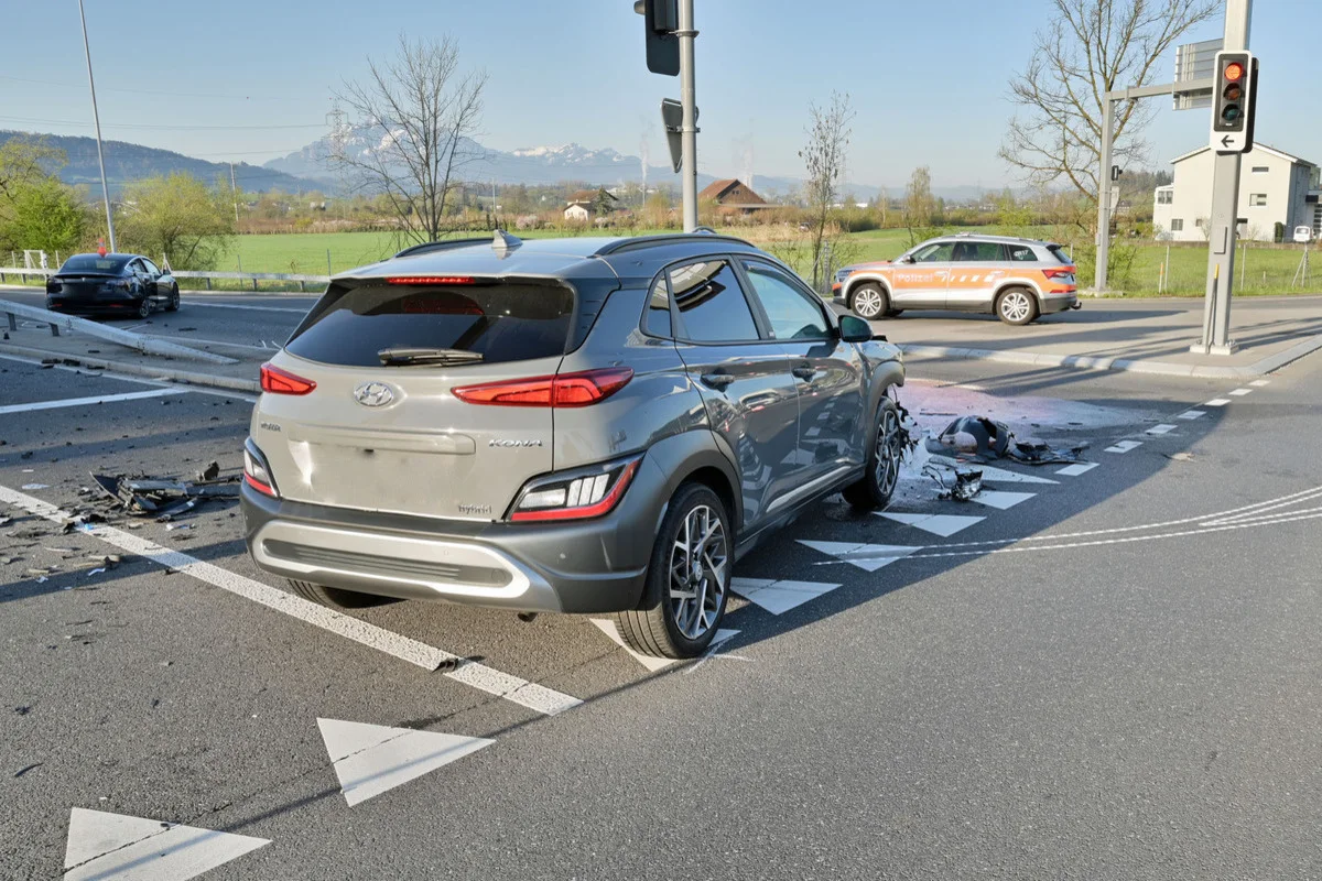 Heftiger Unfall in Inwil LU 