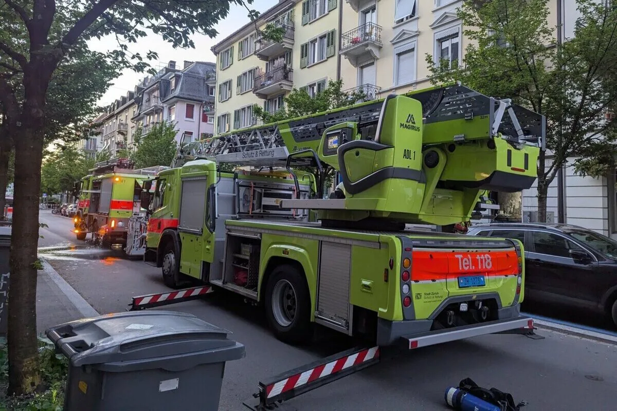Zürich – Brand fordert vier Verletzte 
