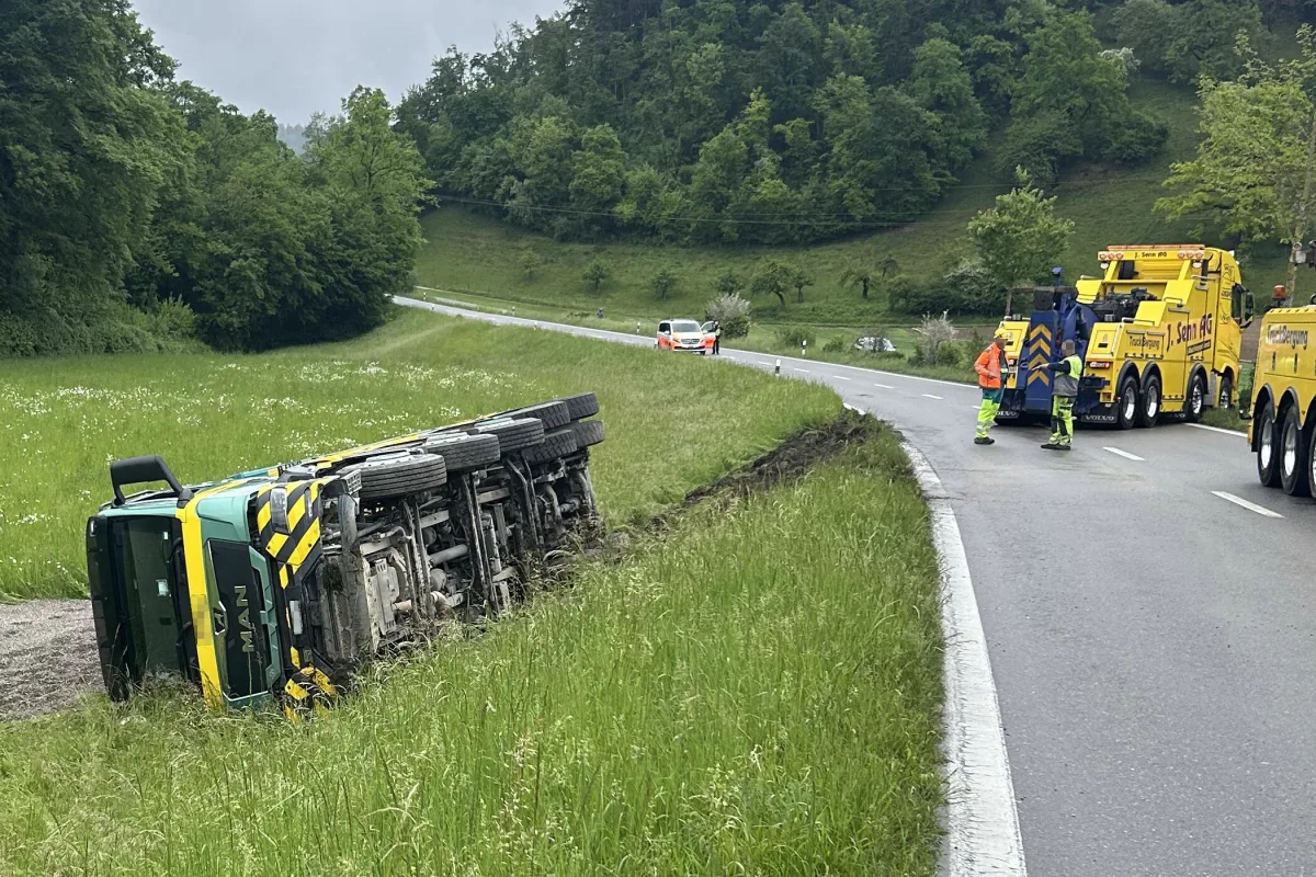 Birmenstorf AG – Strasse nach Unfall mehrere Stunden gesperrt 