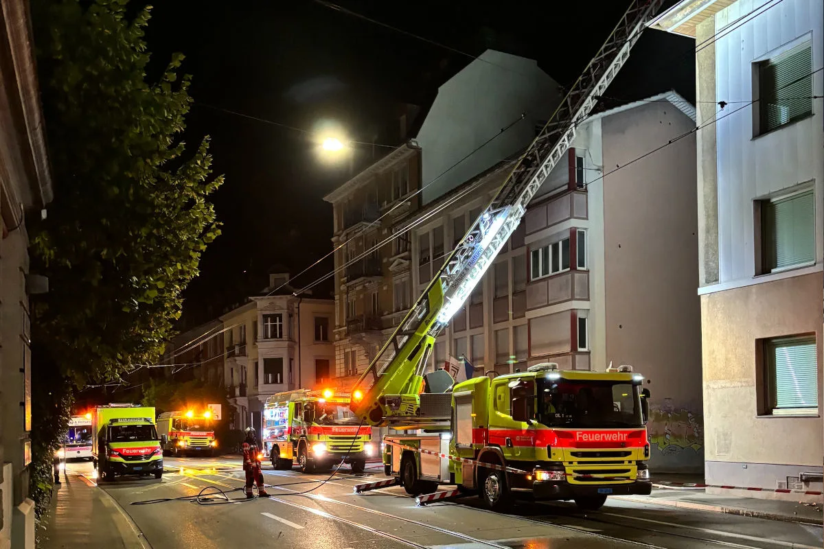 Zürich Kreis 2 – Brand in Mehrfamilienhaus  