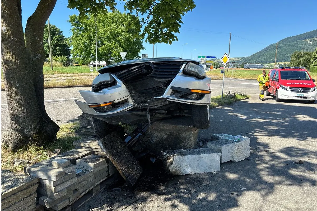 Oensingen SO –  Atemalkohol- und Drogenschnelltest nach Unfall positiv