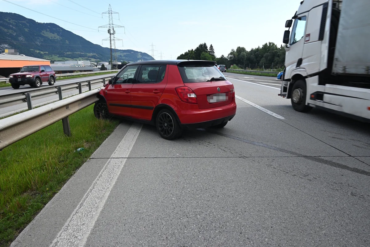 Sennwald SG – Selbstunfall auf der A13
