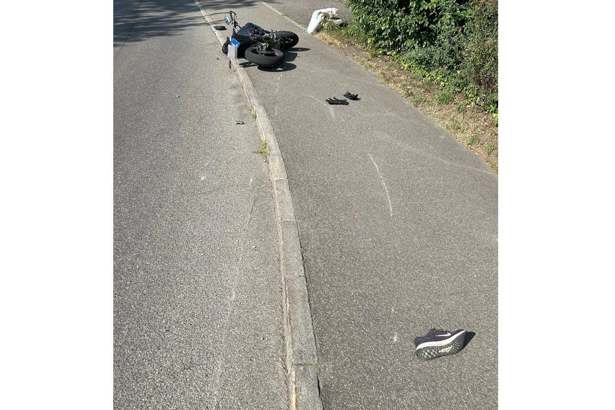 Unfall in Möriken AG – 16-jährige Töfffahrerin stürzt