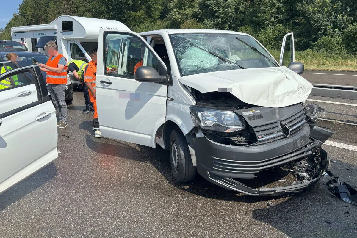A1 Birmenstorf AG – Unfallserie mit 10 Verletzten