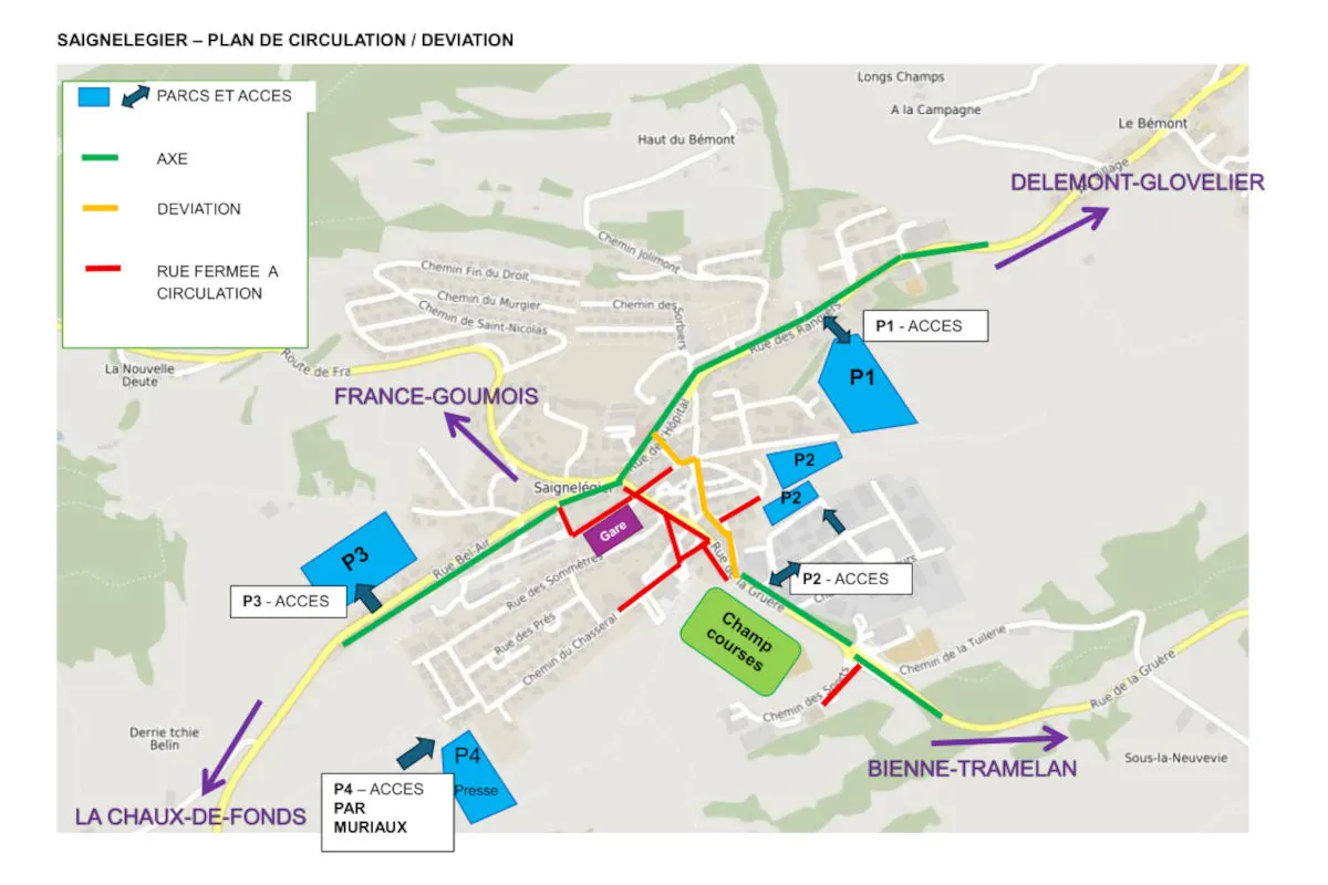 Marché Concours in Saignelégier JU – Anreise mit ÖV empfohlen