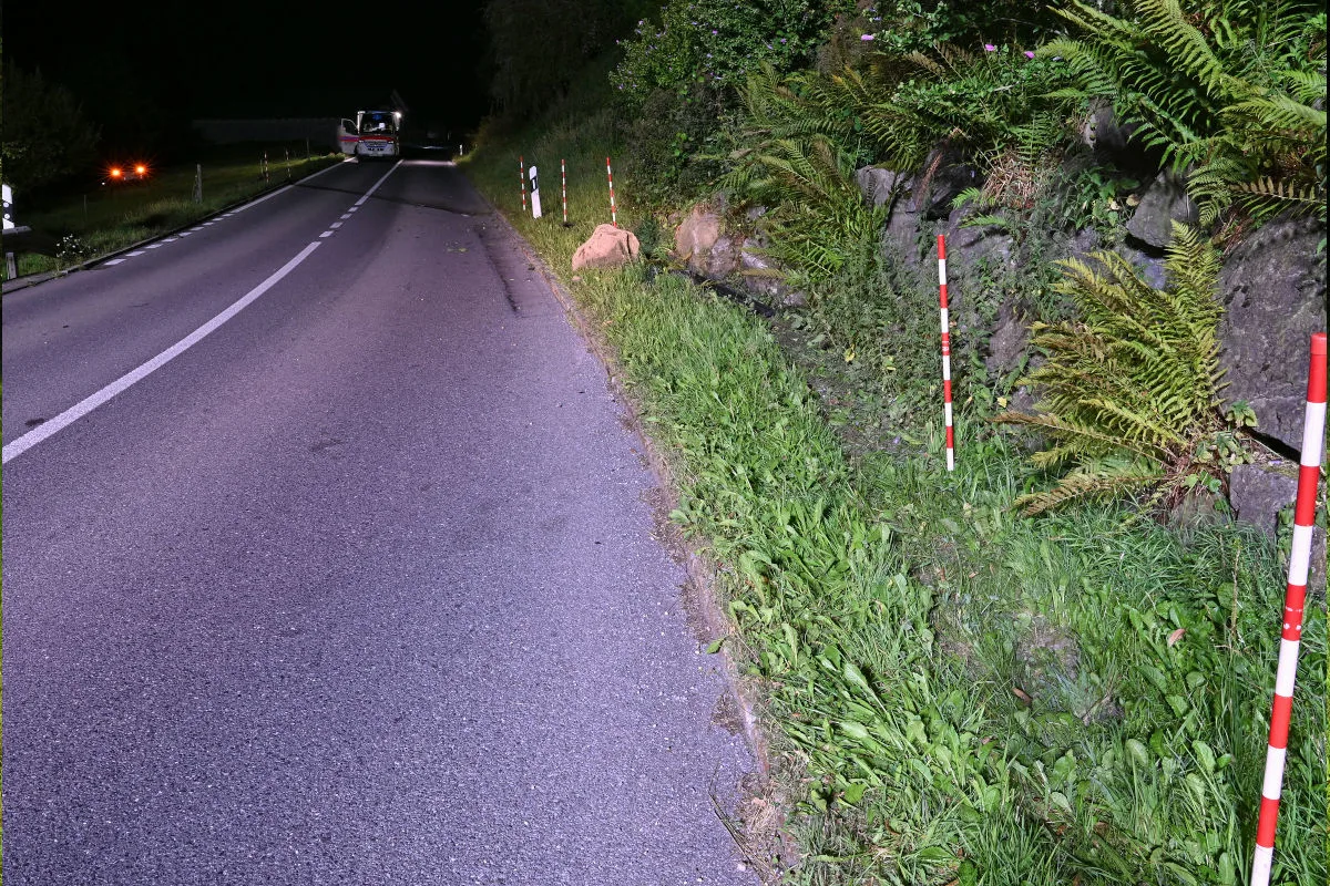 Unfall in Malters LU – Lenkerin prallt gegen Mauer