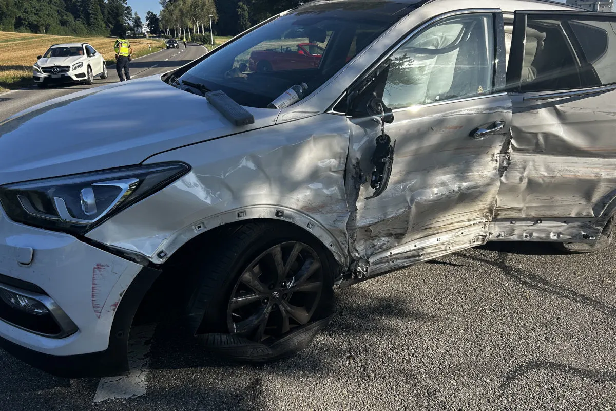 Niederrohrdorf AG – Unfall durch Sekundenschlaf