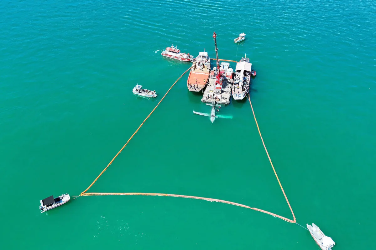 Vierwaldstättersee LU – Gesunkenes Leichtflugzeug erfolgreich geborgen