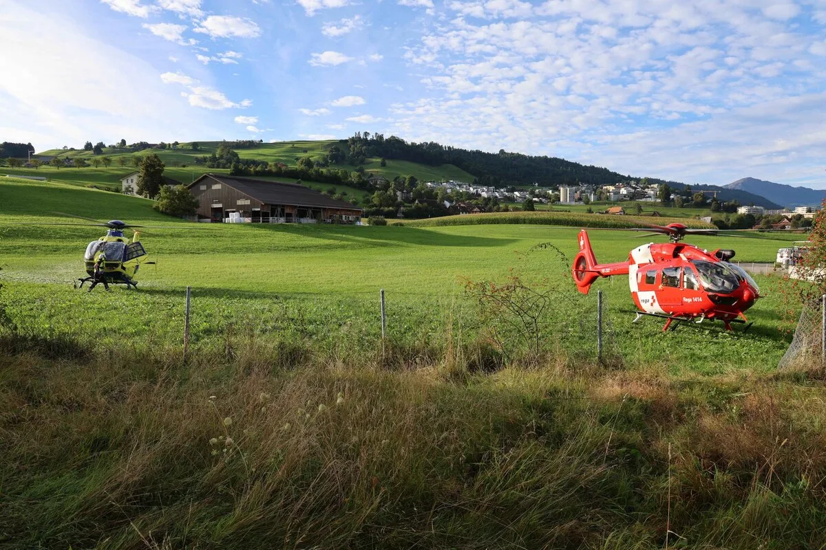 Baar ZG – Zwei Bauarbeiter bei Bagger-Absturz lebensbedrohlich verletzt