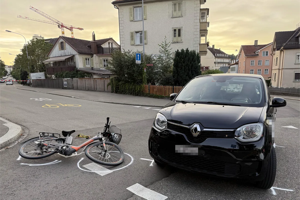 St.Gallen – E-Bikerin nach Unfall in Spital verstorben