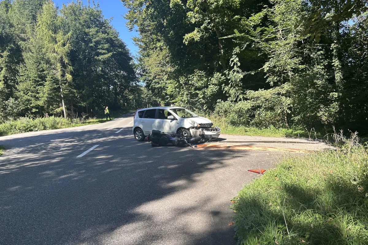 Bettwil AG – Motorradfahrer bei Unfall verletzt