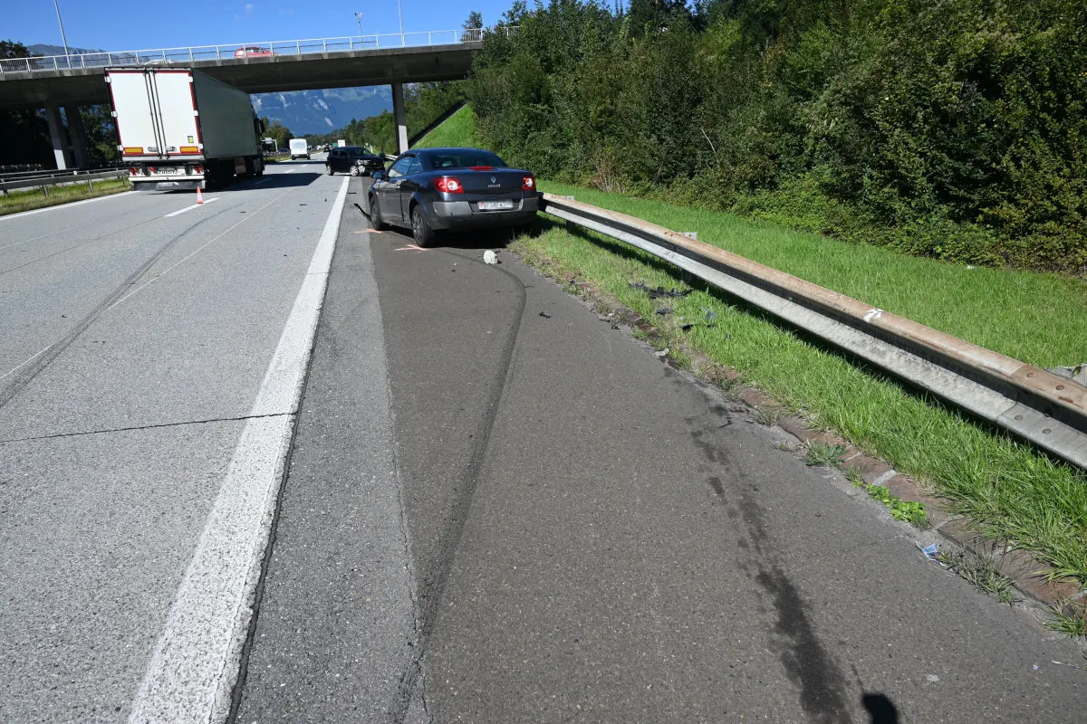A13 Sevelen SG – Zwei Frauen bei Unfall auf Autobahn verletzt
