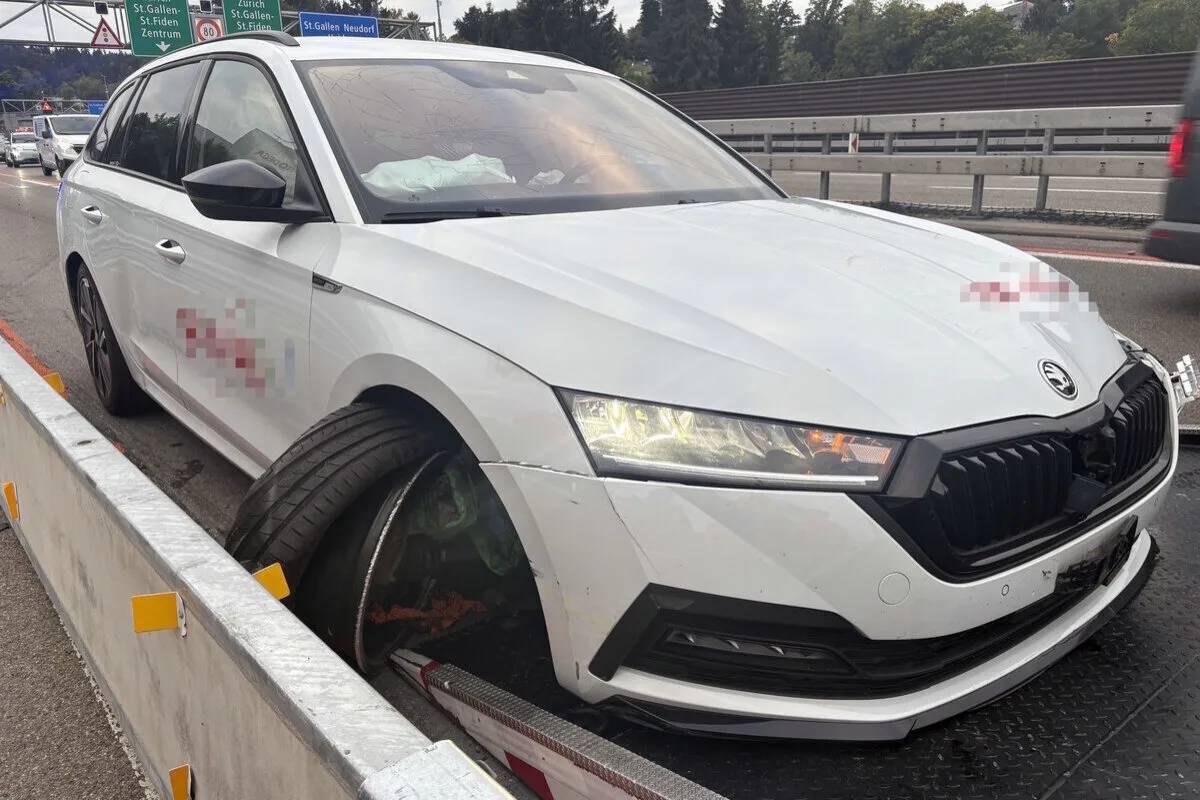 St.Gallen – Zwei Unfälle auf der A1 sorgen für langen Morgenstau