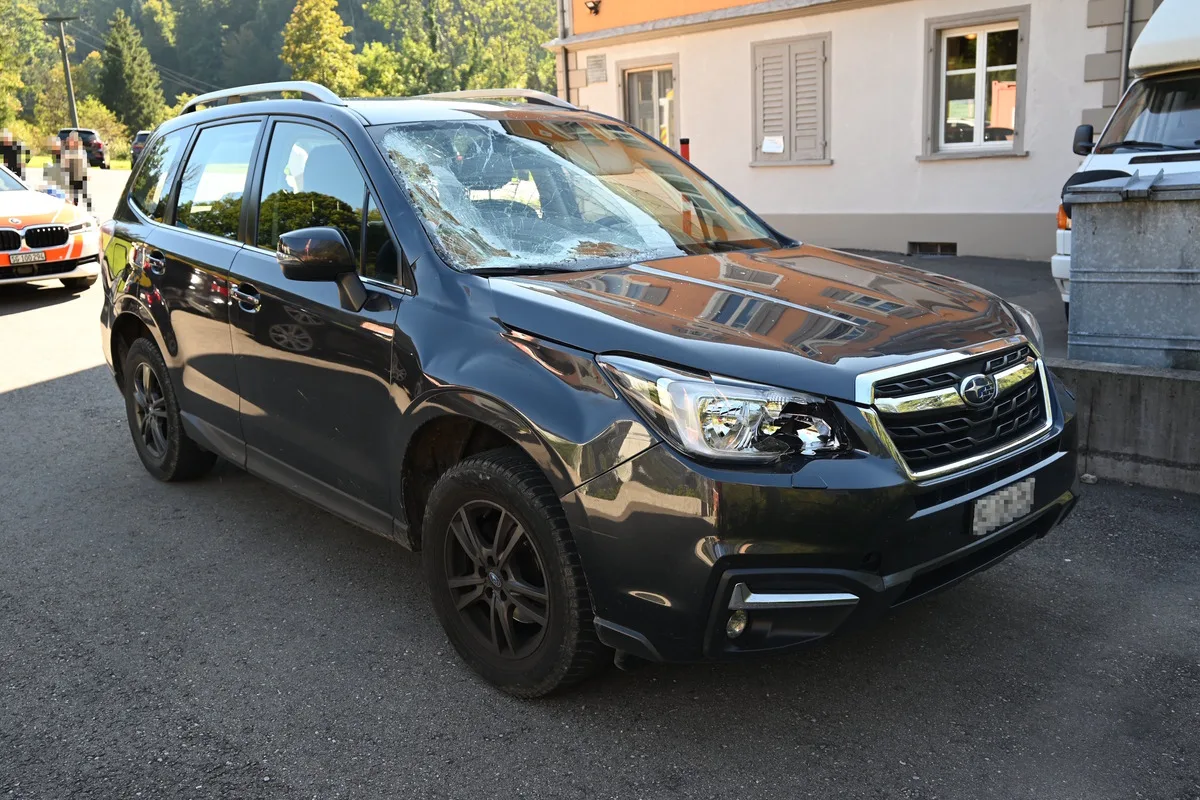 Mogelsberg SG – Sonneneinstrahlung führt zu Unfall