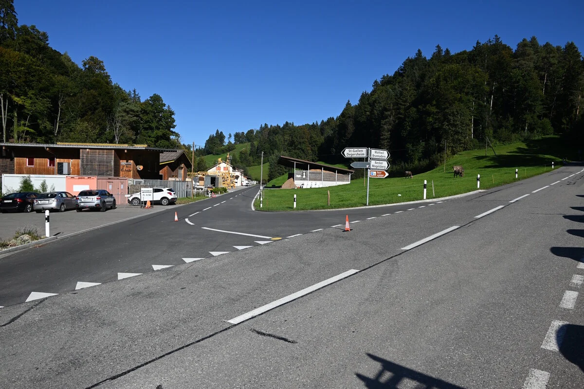 Mogelsberg SG – Sonneneinstrahlung führt zu Unfall