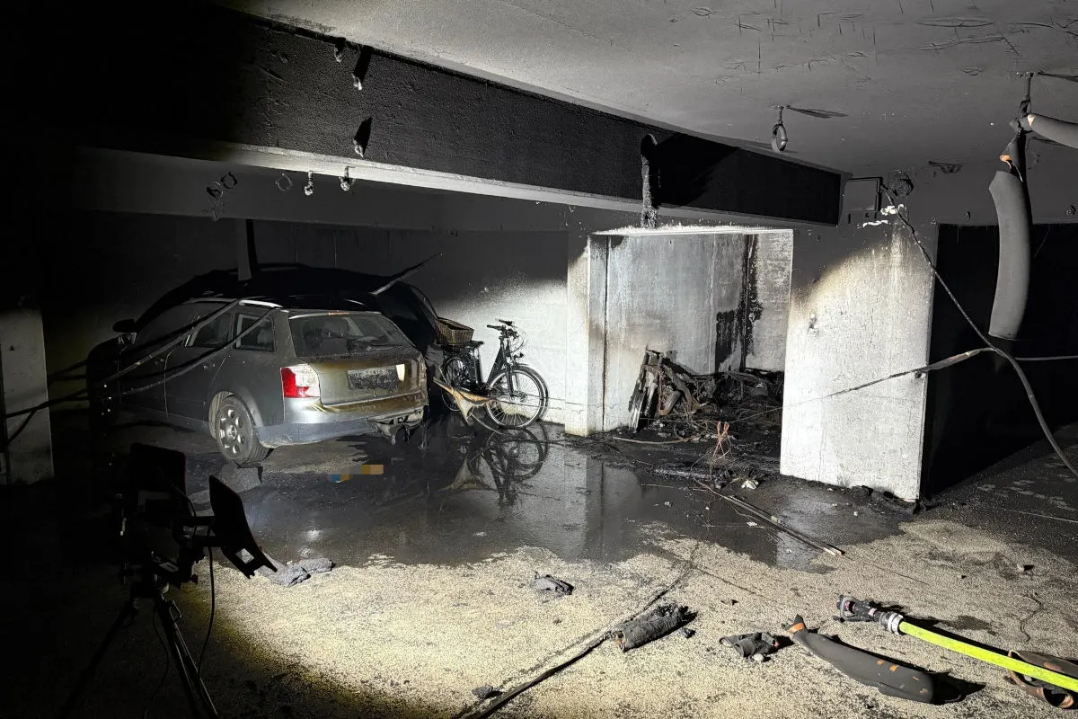 Bruck an der Mur ST – Tiefgarage in Brand 