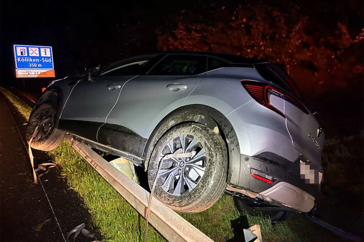 A1 Kölliken AG – Unfall durch Sekundenschlaf