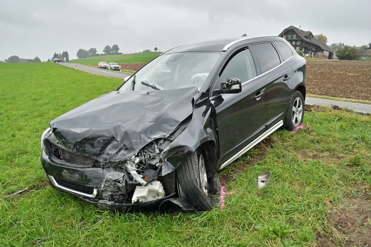 Schwerer Unfall in Ruswil LU – Vier Personen im Spital
