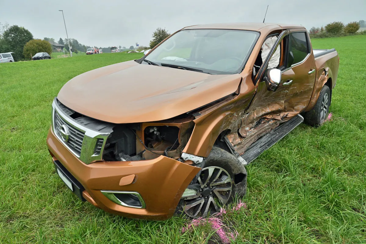 Schwerer Unfall in Ruswil LU – Vier Personen im Spital