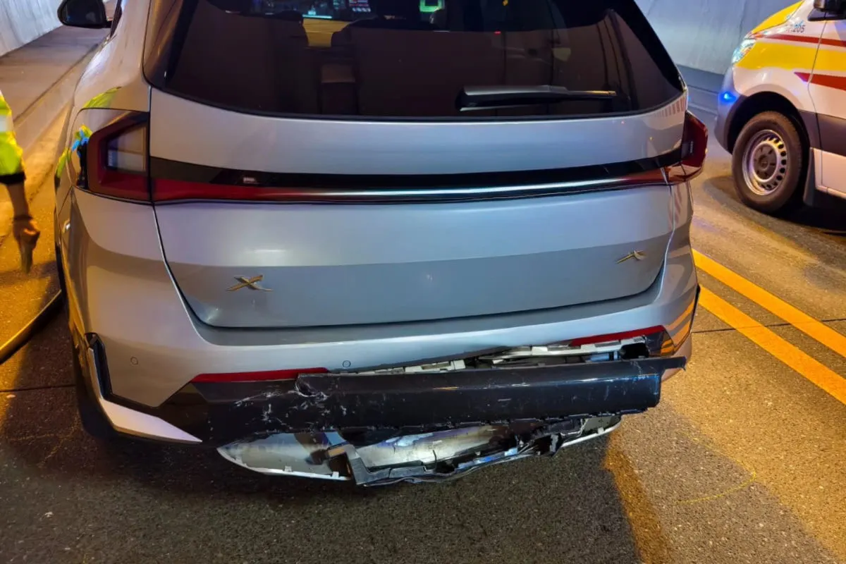 A14 Lochau V – Unfall im Pfändertunnel