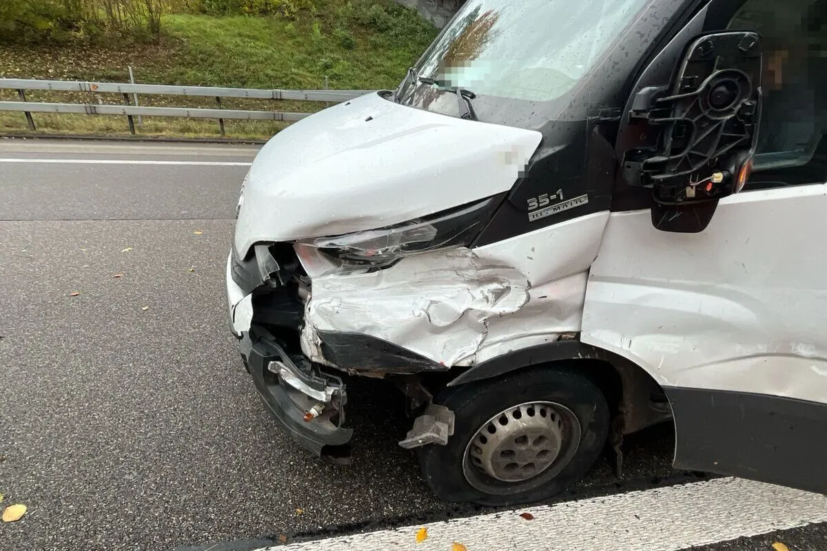 Subingen SO – Auffahrunfall mit fünf Fahrzeugen auf der A1